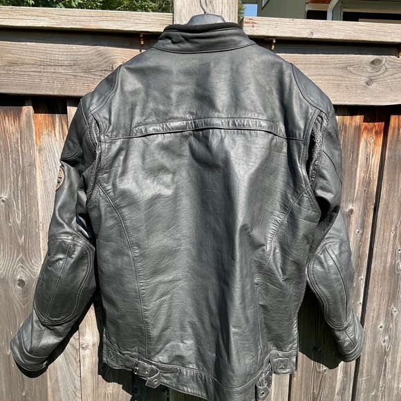 Leather motorcycle jacket - Picture 2 of 2